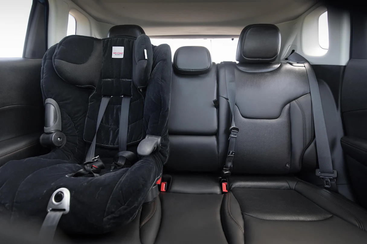 2018 Jeep Compass Car Seat Test: How 3 Car Seats Fit in the Back | MotorVero