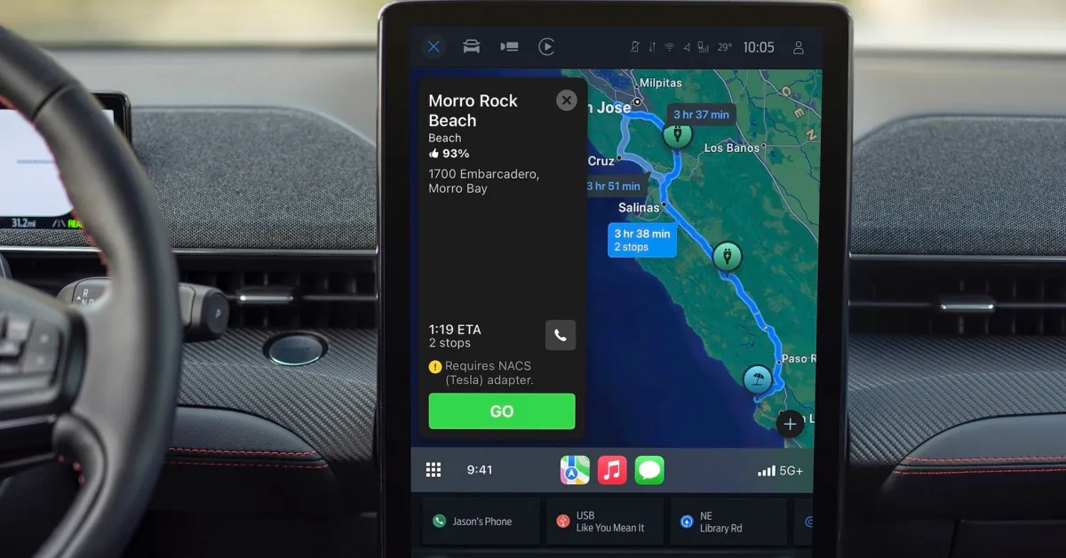 Apple Maps Adds Tesla Superchargers to EV Routing for Ford Drivers