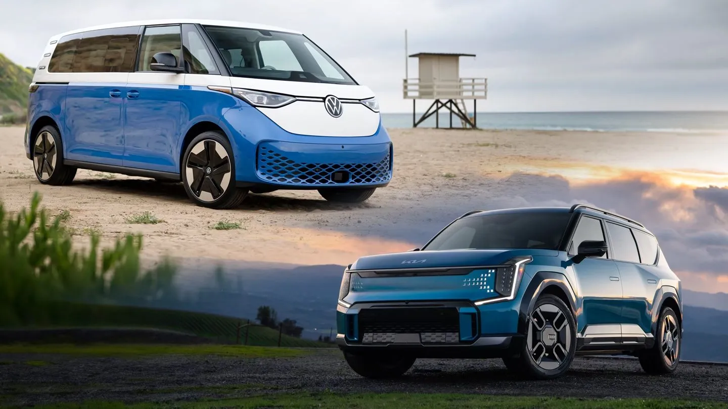 2025 Volkswagen ID. Buzz vs. 2024 Kia EV9: Cold-Weather Range & Efficiency Compared